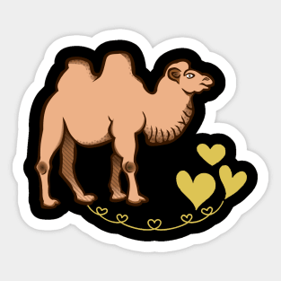 Mommy and Me Camel Sticker